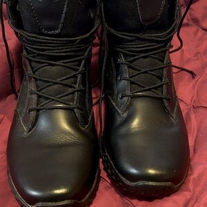 Worn once …Men’s under armor work shoes ( not sure if steele toed ) almost new